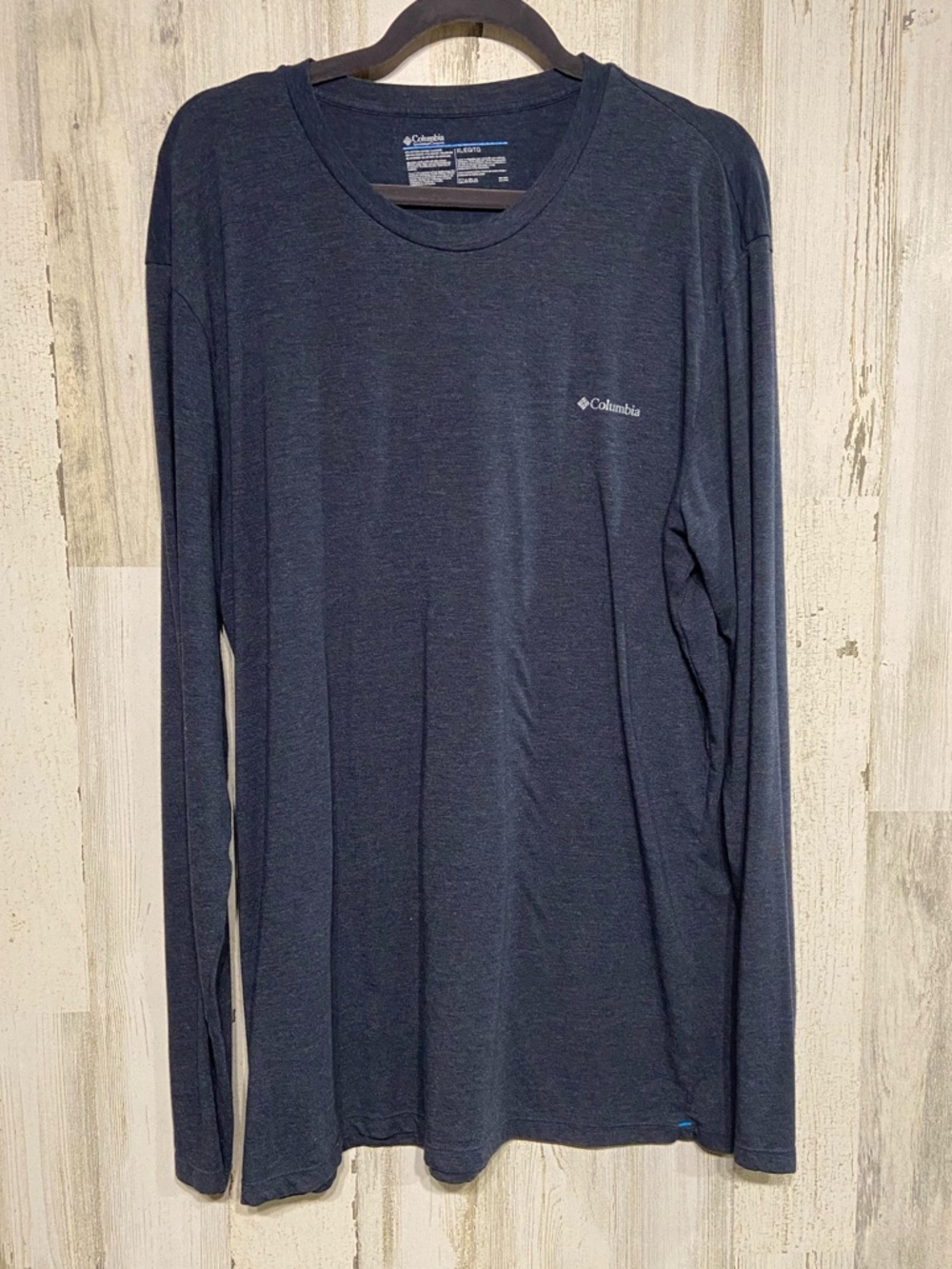Men’s Columbia Blue Long Sleeve XL